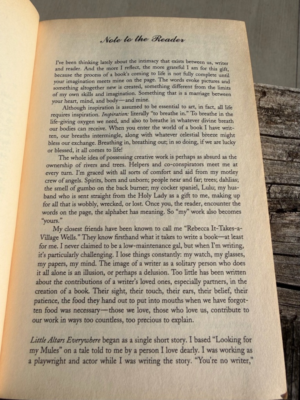 Book Softcover Vintage 1992 Copy of Little Altars Everywhere by Rebecca Wells - Picture 6 of 9